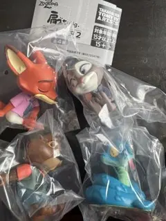 ディズニー ガチャガチャ ズートピア 肩ズン フィギュアセット コンプリート