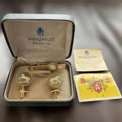 Wedgwood ネクタイピンとカフスボタンセット 遺品整理