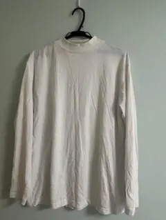 WEGO ハイネック長袖Tシャツ L ホワイト