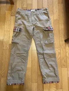 ALPHA INDUSTRIES ベージュ カーゴパンツ　ミリタリー、チノパン