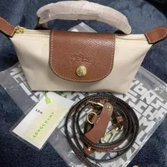 LONGCHAMP 藤素材バッグ 肩ひも付き(新品未使用品) - メルカリ
