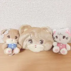 ミッコキャラクターズ キーホルダー ぬいぐるみ ムース ラテ マスコット ガチャ