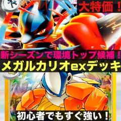 大特価！メガルカリオexデッキ　構築済みデッキ