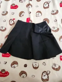 GRL ブラック プリーツスカート Mサイズ