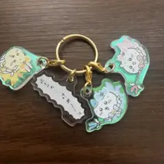 ちいかわ　超まじかるちいかわ なんとか…なれーッ！ 3連アクリルチャーム