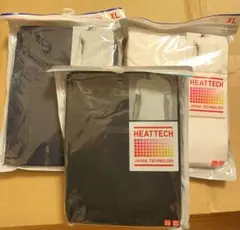 HEATTECH クルーネックXL 2色セット　３枚