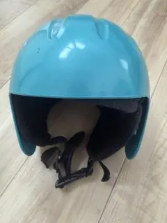 青いスキー・スノーボードヘルメット　JM