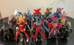 生産終了 ウルトラ怪獣500シリーズ ソフビ 9体まとめ売り ライブサイン付き