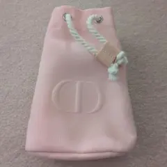 Dior ノベルティー巾着ポーチ ピンク