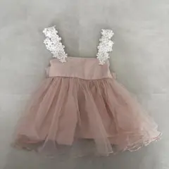 ベビーワンピ ベビードレス ピンク