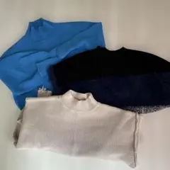 【即日発送】まとめ売り　ニットセーター 短丈