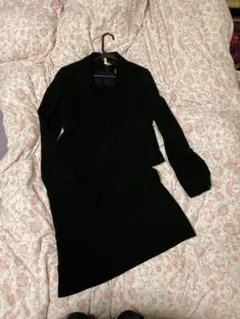 クリーニング済 ru noir 喪服 ブラックスカートスーツ