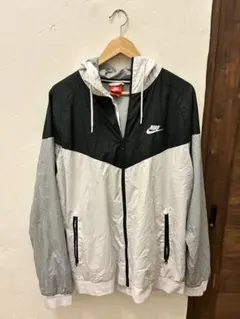 Nike ナイロンジャケット XL グレー/ブラック