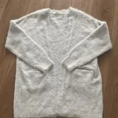 MAJESTIC LEGON ライトグレー カーディガン