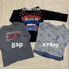 長袖カットソー3枚セット　サイズ80