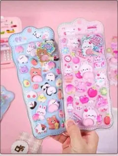 おしりシール ぷにぷに もちもち ぷっくりシール パンダ うさぎ 2枚セット