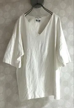 ★値下げ★ GLOBAL WORK Vネック半袖Tシャツ Mサイズ ホワイト