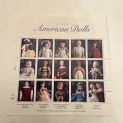 Classic American Dolls アメリカンドール外国切手15枚