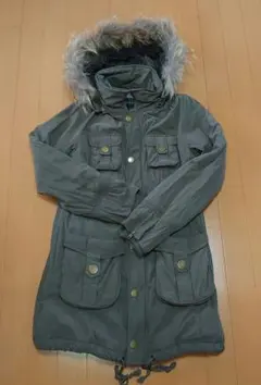 アウター②　モッズコート　カーキ色