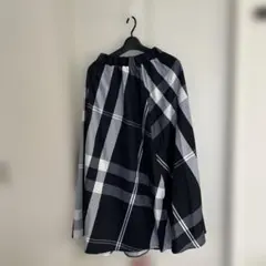 チェックフレアースカート