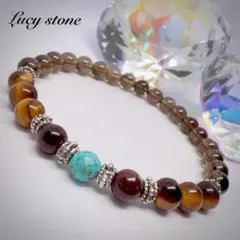 41 天然石 パワーストーン ブレスレット 数珠 17cm ターコイズ