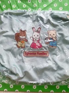 Sylvanian Families パステルグリーン　ベロア　トートバッグのサムネイル