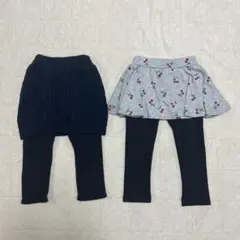 女の子　95cm スカッツ　スカパン　裏起毛パンツセット　まとめ売り　保育園