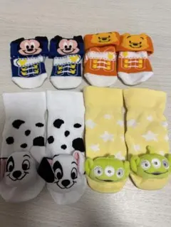 ディズニー靴下4点セット