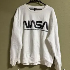 H&M NASA スウェット ホワイト XLのサムネイル