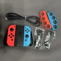 Nintendo Switch Joy-Con左右セットグリップ充電ケーブル付