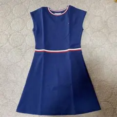 美品　TOMMY HILFIGER ネイビー ノースリーブワンピース 152