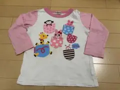 ミキハウス　ホットビスケッツ　長袖カットソー 100cm