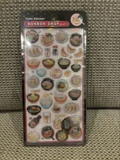 【正規品】ボンボンドロップ シール　ラーメン 和柄