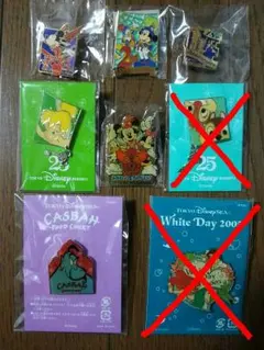 【非売品】東京ディズニーリゾートピンバッジ6個セット
