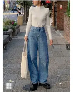 新品未使用　GRL カーブラインデニム　fo1845 デニム