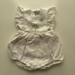 j-origins 刺繍フリルロンパース 60cm以下のサムネイル