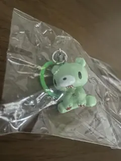いたずらぐまグルーミー マスコットチャーム　グル〜ミ〜 めじるし 座りグリーン