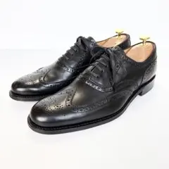 極美品✨ グレンソン ドレスシューズ ウィングチップ 黒 26cm 英国製 高級のサムネイル