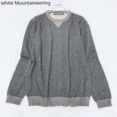 ホワイトマウンテニアリング　ニットセーター　クルーネック　Vネック　ブラック系Lのサムネイル