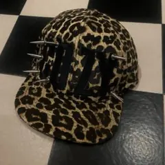 【一時値下げ‼️】貴重 Cozy worldwide ヒョウ柄 キャップのサムネイル