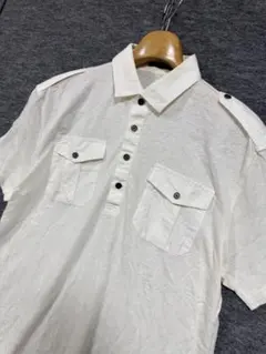 BURBERRY BLACK LABEL バーバリー ポロシャツ 白 3