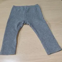 ユニクロ♥リブ編みグレーのパンツサイズ 80cm
