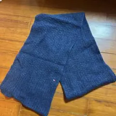 トミーヒルフィガー ネイビー マフラー