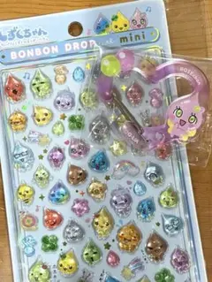 正規品⭐️ボンボンドロップ　ミニ　しずくちゃん　森のなかまたち カラビナセット