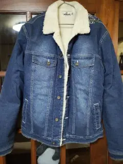 isabel marant h&m ムートンデニムジャケット イザベルマラン - メルカリ