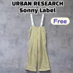 URBAN RESEARCH Sonny Label サスペンダーワークパンツ
