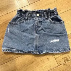 値下げ　ZARA デニムスカート　キッズ　女の子　ミニスカート