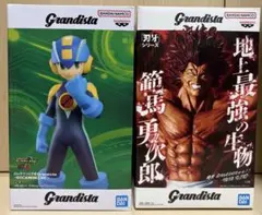 ロックマンエグゼ　ロックマン　刃牙 範馬勇次郎 グランディスタ ２体セット