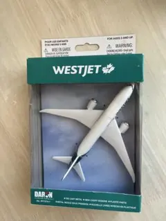 Daron WestJet 飛行機 模型 ダイキャストのサムネイル