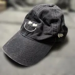 NEW ERA 9TWENTY ハート スマイル キャップ ブラック